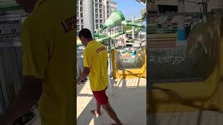 Body Water Slide at Duja Hotel Waterpark waterslide turkey shorts [upl. by Eciral]