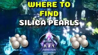 Where to find Silica Pearls Aberration  Ark Survival Ascended [upl. by Butterworth726]