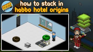 How To Stack In Habbo Hotel Origins [upl. by Eihpos]