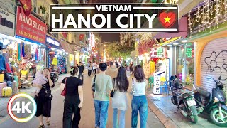 The Magic of Hanoi at Night A Virtual Walking Tour in April 2023  Vietnam 4K [upl. by Cram]