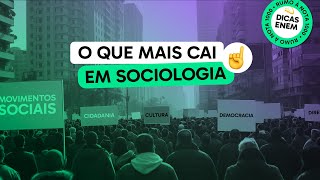 O que mais CAI em Sociologia no Enem  AQUECIMENTO ENEM [upl. by Elinet381]