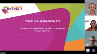 Webinar studiebekrachtiging modernisering Opleidingsvorm 3 20230920 [upl. by Odareg]