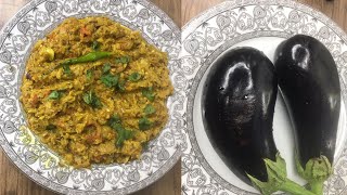 Baigan Ka bharta  Brinjal Bharta Recipe  Dhaba style baigan bharta By Cooking With Zara amp vlogs [upl. by Ardnaek]