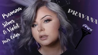 Pravana Silver amp Violet Hair Color [upl. by Podvin]