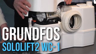 Grundfos SOLOLIFT2 WC1  автоматическая канализационная установка Применение нюансы использования [upl. by Latsyrhc]