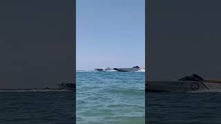 offshore powerboat racing at the Great Lake Grand Prix parade [upl. by Eibrab]