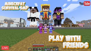 🔴MIENCRAFT SURVIVAL SMP  CHOROBRINE SMP CHILLING WITH FRIENDS  minecraft minecraftlive [upl. by Refotsirk]