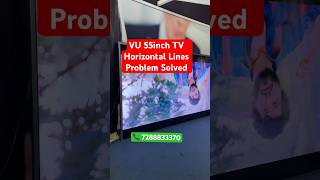 VU TV Horizontal Lines Problem  Lines On Screen  Vertical Lines  Vu Tv Repair viral ytshorts [upl. by Clovis]