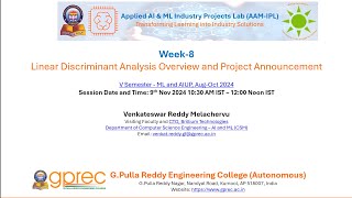 GPREC AAM IPL Guest Lecture and Interactive Session – 2024 11 09 10 25 GMT05 30 – Recording [upl. by Eeima]