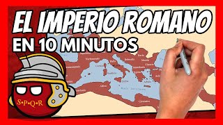 ✅ El IMPERIO ROMANO en 10 minutos  Resumen de la historia de la ANTIGUA ROMA [upl. by Llerrud35]