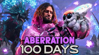 Can I Beat Aberration In 100 Days Ark Survival Ascended [upl. by Adrahs]