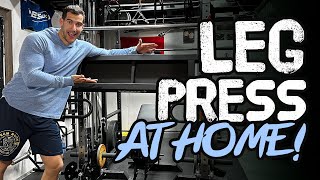 How to Set Up a Leg Press at Home With Lever Arms [upl. by Idonah]