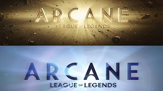 Arcane Season 1 And Season 2 Side by Side Comparison [upl. by Norvin]