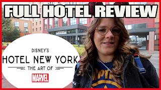 Our experience  Hotel New York art of Marvel  Disneyland Paris 2024 [upl. by Zoara285]