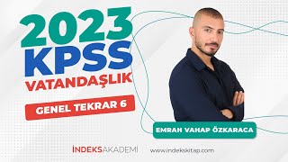 KPSS  Vatandaşlık Genel Tekrar 6  Emrah Vahap Özkaraca [upl. by Reamy134]