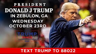 LIVE President Trump in Zebulon GA [upl. by Shulock]