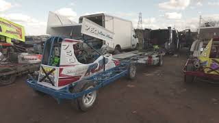 Brisca F2s around the pits Odsal StadiumBradford [upl. by Saree]