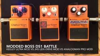 JHS  Keeley  Analogman DS1 Mod Shootout [upl. by Fredrika]