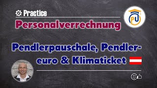 Pendlerpauschale Pendlereuro amp Klimaticket  Personalverrechnung [upl. by Seema]