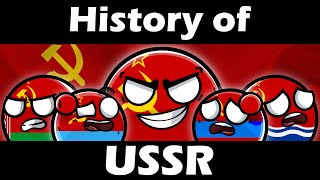 CountryBalls  History of USSR [upl. by Aniuqaoj]