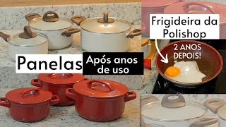 TOUR PELAS MINHAS PANELAS E FRIGIDEIRAS ● Brinox Ceraflame e Polishop [upl. by Yerggoeg840]