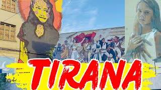 ഇവിടെല്ലാം ചുമർ ചിത്രങ്ങൾ  Exploring Tirana in Albania  City tour [upl. by Ardnuek]