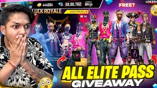 Finally Got All Elite Pass From Event RIP 90000 Diamonds amp All Elite Pass Giveaway Garena Free Fire [upl. by Helli]