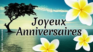 JOYEUX ANNIVERSAIRE  joliecarteanniversaire [upl. by Leifer]