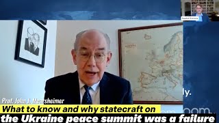 John J Mearsheimer on Why statecraft failed at the Ukraine peace summit [upl. by Noxas303]