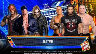 Undertaker Kane amp The Fiend vs Roman Reigns Randy Orton amp Brock Lesnar  Tag Team Match WWE 2K24 [upl. by Landon]