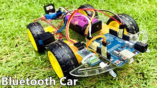 How to Make A Simple Arduino Bluetooth Car Kit With L298N Motor Driver  DIY Arduino Bluetooth Car [upl. by Aurelea]