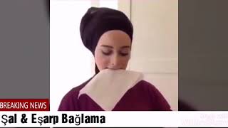 ÖNÜ GÜZEL DURAN EŞARP NASIL BAĞLANIR  YENİ EŞARP BAĞLAMA MODELLERİ  Hijab Tutorial [upl. by Taddeo]