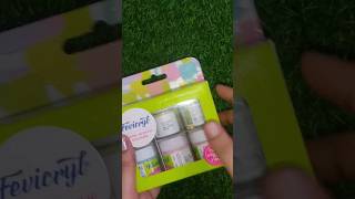 Unboxing New Colour Shades🤩😱Fevicryl Acrylic Colours shorts viral [upl. by Asseram156]