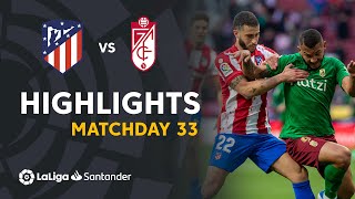 Resumen del Atlético de Madrid vs Granada CF 00 [upl. by Ajan]