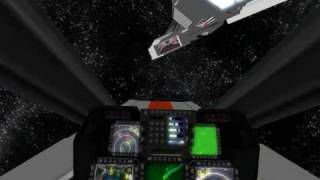 Landing on Galactica cockpit POV composite 002wmv [upl. by Rebhun]