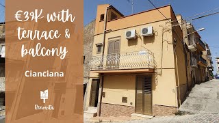 For Sale  €39000 House in Cianciana Sicily [upl. by Raclima]