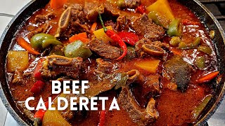 BEEF CALDERETA  KALDERETA Beef Short Ribs Stew [upl. by Amihc]