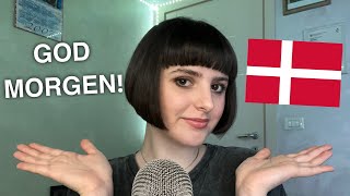 ASMR Teaching You Basic Danish 🇩🇰 Jeg lærer dig grundlæggende dansk [upl. by Anoiuq]