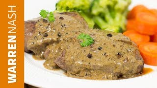 Peppercorn Sauce Recipe for steak  Creamy amp Delicious  Recipes by Warren Nash [upl. by Mears]