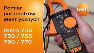 Przyrządy do pomiarów elektrycznych Testo [upl. by Purdy]