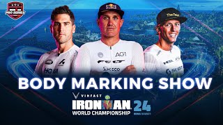 Body Marking Show  2024 VinFast IRONMAN World Championship Kona Mens Edition [upl. by Notlimah]