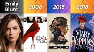 Emily Blunt Evolution  Every Movie from 2003 to 2023 [upl. by Marilla960]