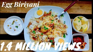 മുട്ട ബിരിയാണി Christmas Special Egg Dum BiriyaniKerala Egg Biriyani  Easy BiriyaniEp244 [upl. by Akerdna244]