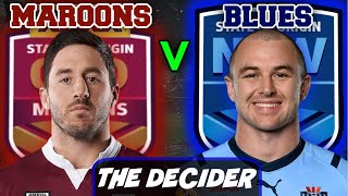 Queensland vs New South Wales  State Of Origin  Game 3  Live Commentary amp Play By Play [upl. by Hluchy]