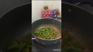 Shorts Shraddha kapoors favourite bhindi recipe cooking viralvideo support Nisha kitchen🌷 [upl. by Delahk]