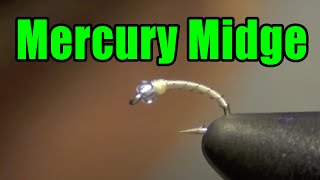 Mercury Midge Fly Tying Instructions  Pat Dorsey Fly Pattern [upl. by Leirraj]