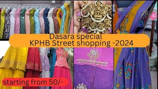 KPHB Street Shopping 2024s Best Finds amp Dussehra Deals  Street shopping Hyderabad [upl. by Guildroy]