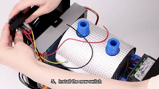 how to replace the switch [upl. by Atat455]