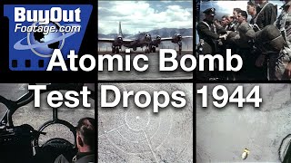 Atomic Bomb Test Drops  Albuquerque 1944 [upl. by Lorusso]