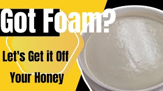 How to Remove Foam From Extracted Honey [upl. by Nessy]